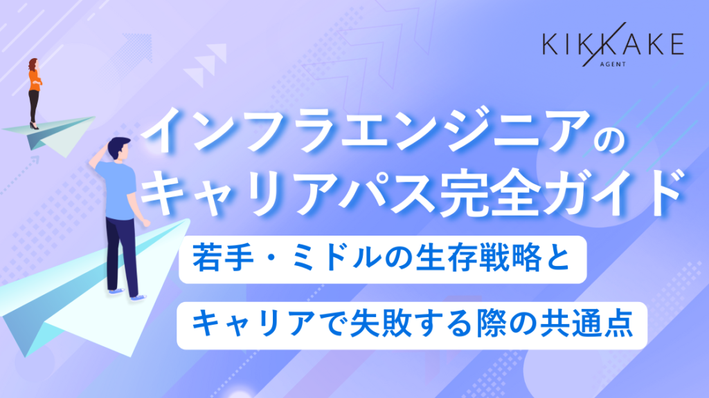 インフラエンジニアのキャリアパス完全ガイド｜若手・ミドルの生存戦略と失敗する共通点